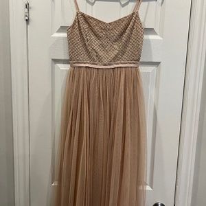 Needle and thread tulle dress